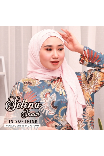 SELENA SHAWL - SOFT PINK